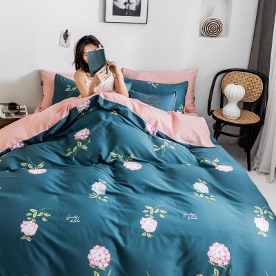 China Cute Anti-static Comfortable Luxury Organic Cotton Flower Bedding Set From China Wholesale for sale