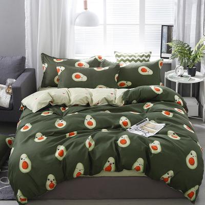 China Nondisposable High Quality Polyester Material Wholesale Printed Wedding Home Bedding Set for sale