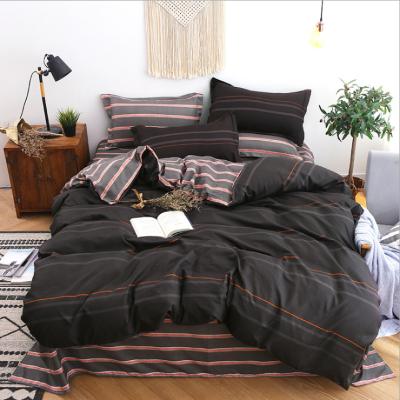 China Nondisposable Factory Wholesale Bed Liners Cotton Fabric Covers Duvet Protector Sheets Four Piece Bed Set for sale