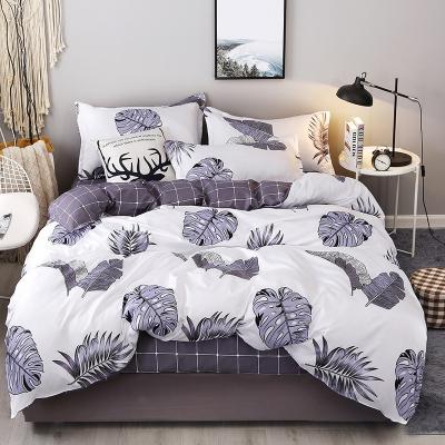 China Breathable Nondisposable Soft Material Like Single Cotton Queen Size Bedding Set for sale