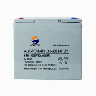 China 12v50Ah toys lead acid batteries for photovoltaic energy storage for sale