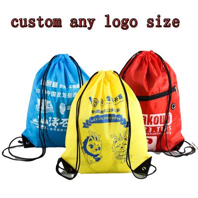 China Promotional Cute Patterns Sublimation Bag Waterproof Drawstring Bag for sale