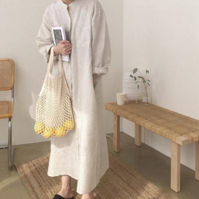 China Net Shopping Tote Ecology Market String Bag Washable Cotton Rope Handle for sale