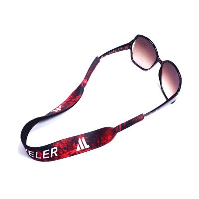 China Neoprene RTS Fashion Print Neoprene Sunglasses Strap Cord Glasses Sports Band Strap for sale