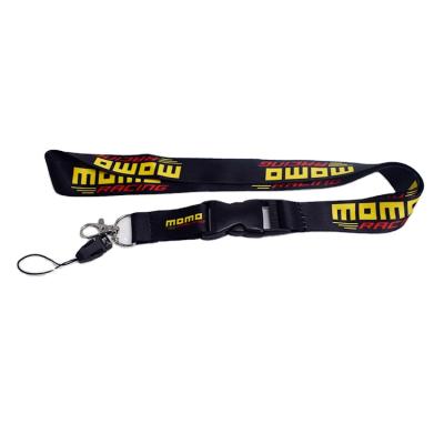 China High Quality Neck Lanyard For Racing Key Brand Polyester And Weave Car Badge ID Holders Double for sale