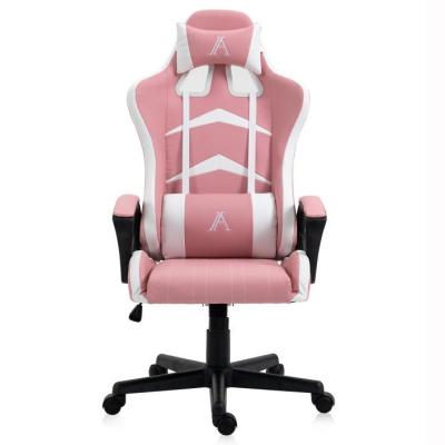 China Wholesale Adjustable (Height) Best Gaming Chair White Comfortable Leather Gaming Chair for sale