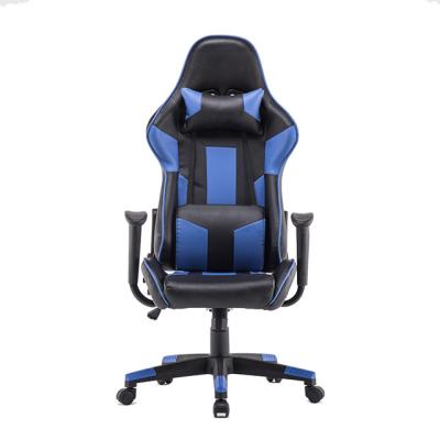 China (Height)Jestel Adjustable Back Blue Pleasant High Rocking Gaming Chair For Computer Office Sturdy And Comfortable Stable Swivel Recliner Chair for sale