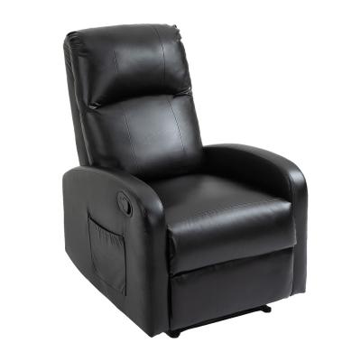 China Functional Leather Recliner New Arrival PU Fabric Recliner Sofa With Footstool for sale