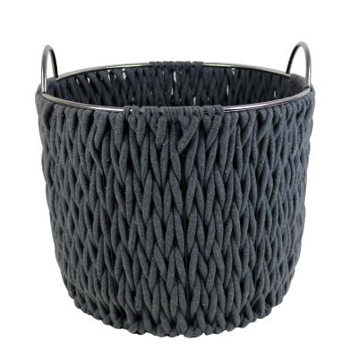 China Qingdao Cotton Rope Stainless Steel Sustainable Fruit Basket for sale