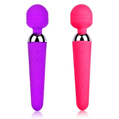 China Silicone+ABS Ayoyoe USB Silicone Vibrator Full Body Messager Vibrating Massager Products Powerful Personal Electric Rechargeable Stick Wand for sale