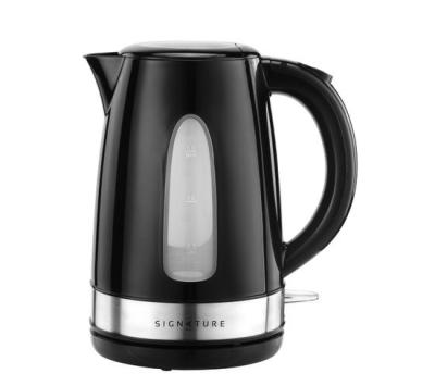 China 360 degree rotation base electric plastic kettle with 1.7L capacity and UK controller for sale