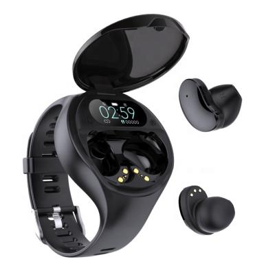 China In-ear smartwatch that houses its Earbuds Wireless Earbuds Watch with Heart Rate Monitor Wristband Smart Watch earphone for sale