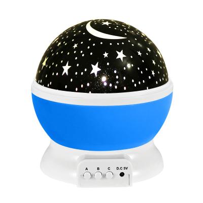 China Modern 360 Degree Rotation Skybright Star Projector 4 LED Pearl Night Light Children's Star Master Led Night Light for sale