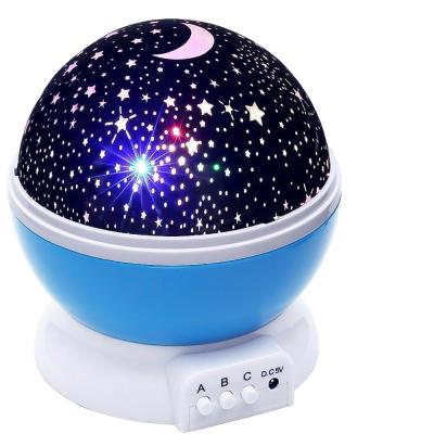 China Modern Indoor Kids Rotating Starry Sky Projection 3d Night Light USB Cable Night Light for sale