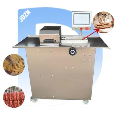 China binding manual tying sealing knotting linker stainless steel sausage strapping machine for sale