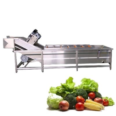 China Industrial Fresh Vegetable Fruits Cleaning Drying Processing Machinery Vegetable Washing Line for sale