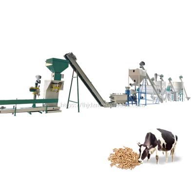 China Best Selling Product 2022 Factory Poultry Feed Mill Equipment Animal Food Production Line Used Cattle Feed Pellet Mill Machine for sale