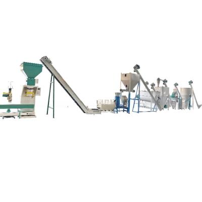 China Factory Direct Sale Livestock Production Line Cattle Small Manufacturer Feed Mill Plant 1-5 Ton Per Hour for sale