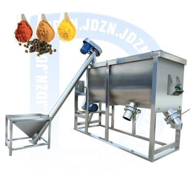 China Automatic Stainless Steel Horizontal Powder Mixer Ribbon Blender for sale