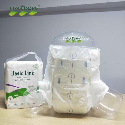 China Printed Adult Nursing Home Diaper Hospital Use OEM Brand for sale