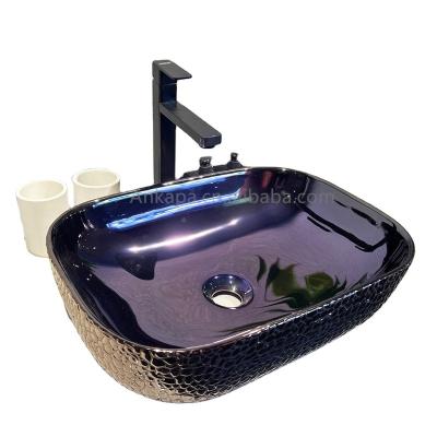 China Best Price High Quality Modern Art Basin Product Bathroom Worktop Wash Basin Sink for sale