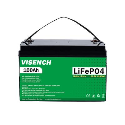 Chine Lifepo4 12V 50Ah 100Ah 150Ah 200Ah 300Ah 400Ah Batterie Lithium Ion Rv Stockage d'énergie Batterie au lithium fer phosphate à vendre