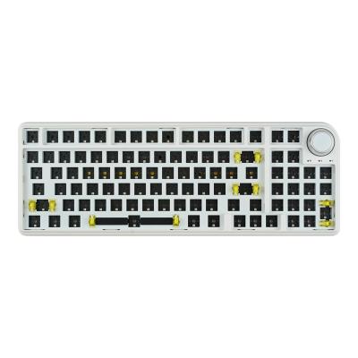 China Mechanical MATHEW TECH MK96 Gasket Mechanical Keyboard Kit Hot-swappable Three-mode Wireless With Knob 98% Layout,Dynamic RGB Light for sale