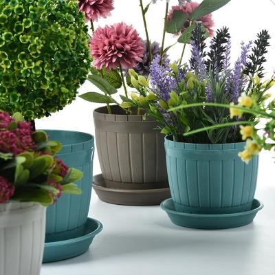 China Factory direct wholesale CLASSIC cheap plastic flower pots round flower pot for sale