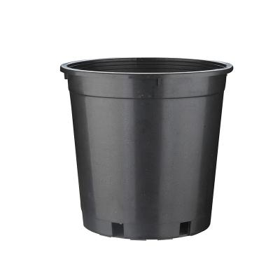 China CLASSIC Black 1 2 5 Gallon Hard Plastic Garden Nursery Plant Flower Grow Pot for sale