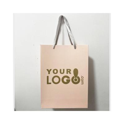 China Custom Recyclable Factory Gift Bag Clothing Bag Handle Shopping Bag for sale