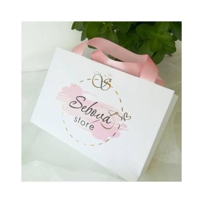 China Recyclable Shopping Widely Used Top Quality Logo Shopping Paper Gift Bags Cheap Custom Made Paper Bags for sale