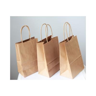 China Recyclable Paper Bag Custom Printed Food Packaging Gift Quick Takeaway Bag Colored Kraft Paper White Paper Shopping Bag for sale