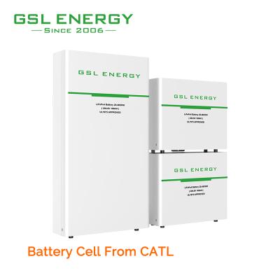 China Energy Storage GSL Energy High Voltage CATL Cells Lithium Ion10Kw 15Kw 20kw Powerwall Lifepo4 Battery for sale