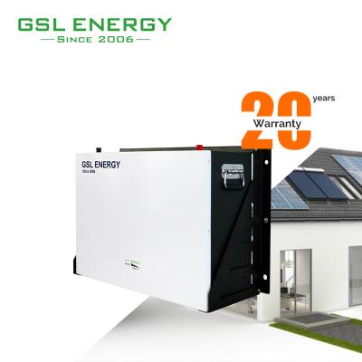 China Home Appliances GSL Energy Lifepo4 Battery Powerwall 200Ah Lithium Ion Batteries 24v Powerwall For Solar Power System for sale