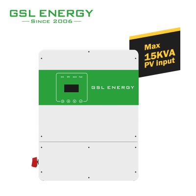 China Solar Power System Home GSL Home Energy Storage Solar Power System Single Phase 12Kw Off Grid Hybrid Solar Power Inverter For US Market for sale