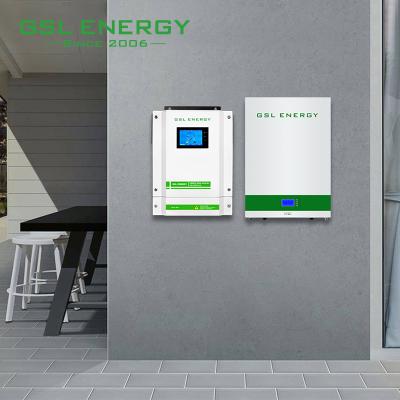 China Solar Power System Home GSL 3kw 24vdc UL Approved 220V/230V/240V Hybrid Solar On-Off Grid Inverter for sale