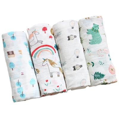 China European And American Style Pure Cotton Baby Muslin Wrap Covering Wrap Custom for sale