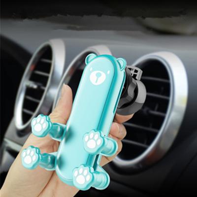 China Grip Devices Firm Adjustable Universal Car Gravity Holder Best Car Phone Holder Car Phone Holders for sale