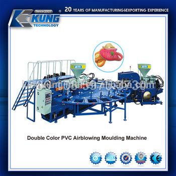 China 28kw Pvc Air Blowing Injection Machine , Plastic Shoe Sole Injection Moulding Machine for sale