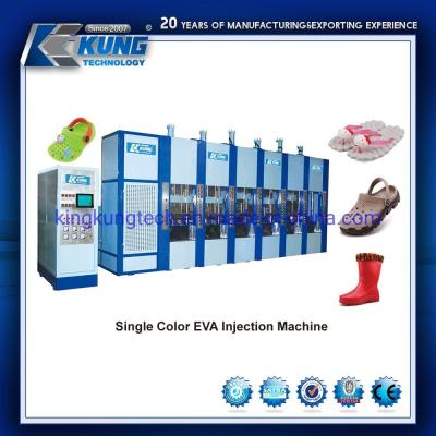 China CE EVA Shoes Injection Machine Single Color For Slipper Or Sole for sale