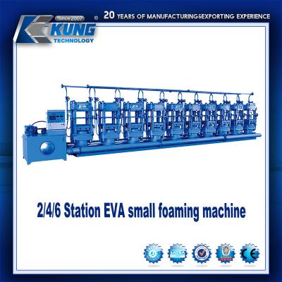 China 2 / 4 / 6 Station Eva Injection Moulding Machine For Shoes Making for sale