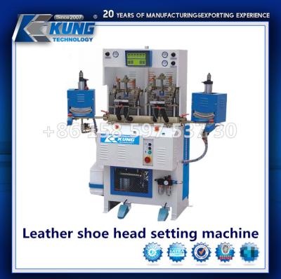 China Head Setting Leather Slipper Making Machine High Performance for sale