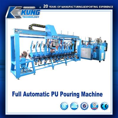 China Pouring PU Shoe Making Machine Full Automatic Easy To Operate for sale