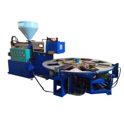 China 6 Stations Pvc Air Blowing Shoe Making Machine Single Color for sale