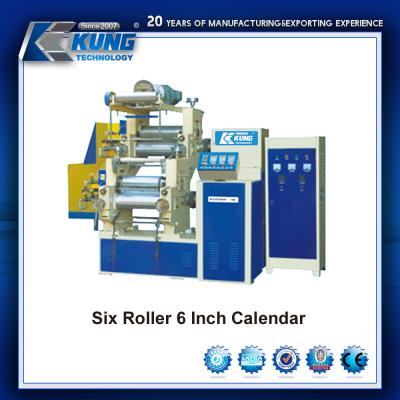 China Six Roller Automatic Shoe Making Machine Calender / Mangler / Rolling Mill for sale