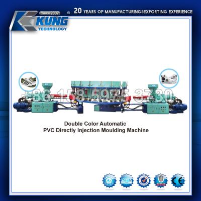 Κίνα Automatic PVC Shoe Sole Injection Moulding Machine Double Color προς πώληση