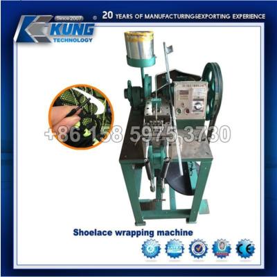 China Semi Auto Shoelace Tipping Machine , 220V Shoe Lace Making Machine for sale