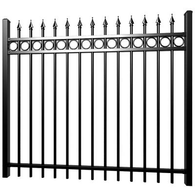 China Nice Design Easily Assembled Decorative Aluminum Panels Gate South Africa Popular Aluminum Guardrail Fence Slats for sale