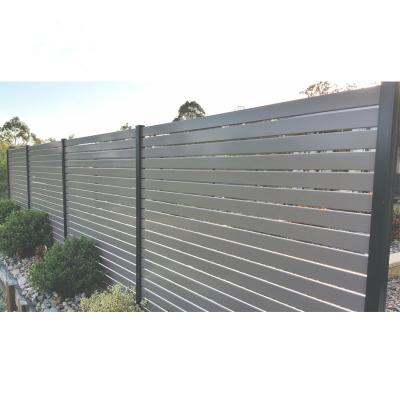 China Easily Assembled Farm Gate Customized Aluminum Fence Modern Decorative Factory Powder Coating Aluminum Fence for sale