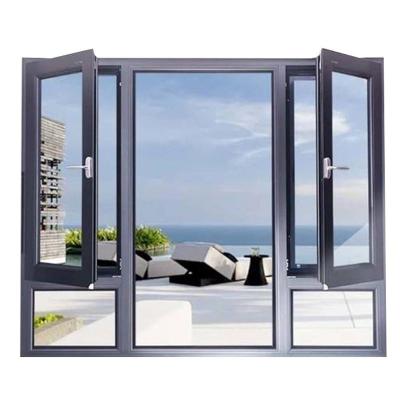 China Factory price high quality swing system finished 6063 aluminum alloy window and door for sale